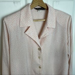 Blushy Floral Print Blouse 2X